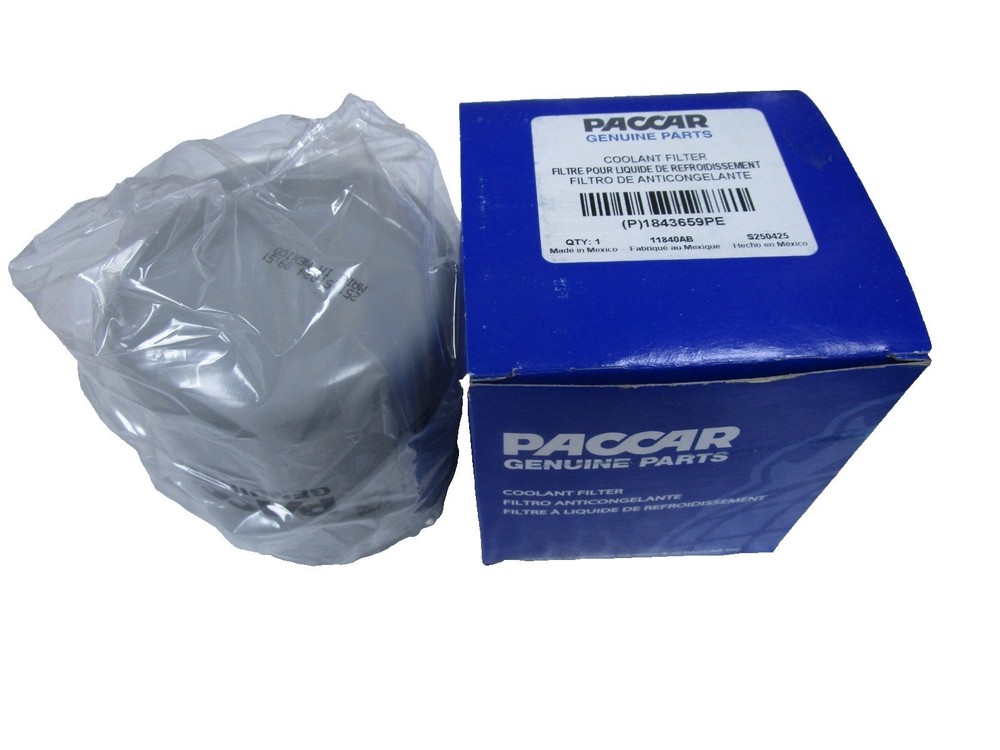 GENUINE Paccar 1843659PE Coolant Filter