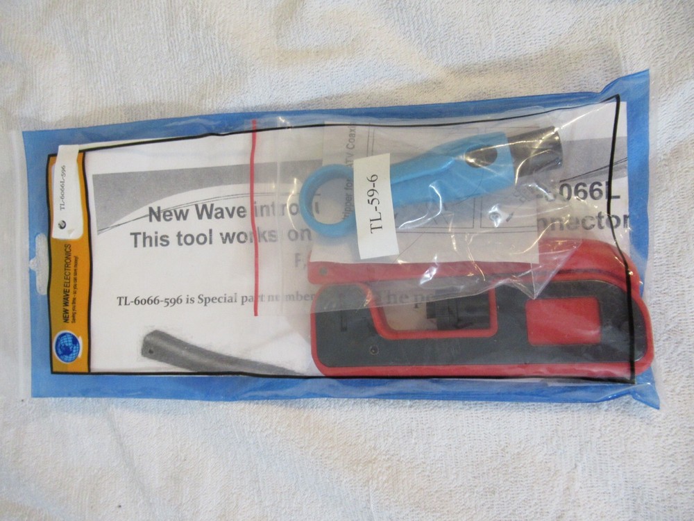 Compression Connector Crimp Tool Cable Stripper Coax Cable Kit