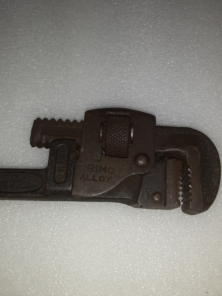 Antique 7 1/2" Trimo Pipe/Monkey Wrench ~ works