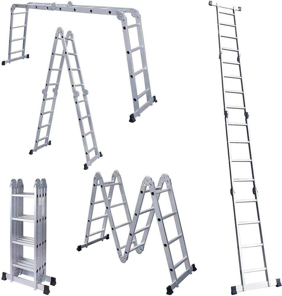 Metal Work Shelf Step Tool Tray Attachment for Aluminum Multi Function Ladder