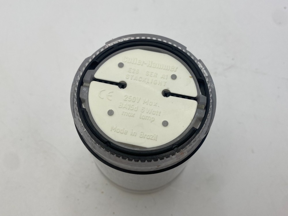 Cutler Hammer E26B0 Ser A1 Clear Lens & Diffuser Unit For E26 Series Stacklights