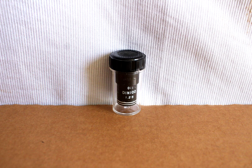 SWIFT DIN 100 1.25 OIL MICROSCOPE OBJECTIVE -USED