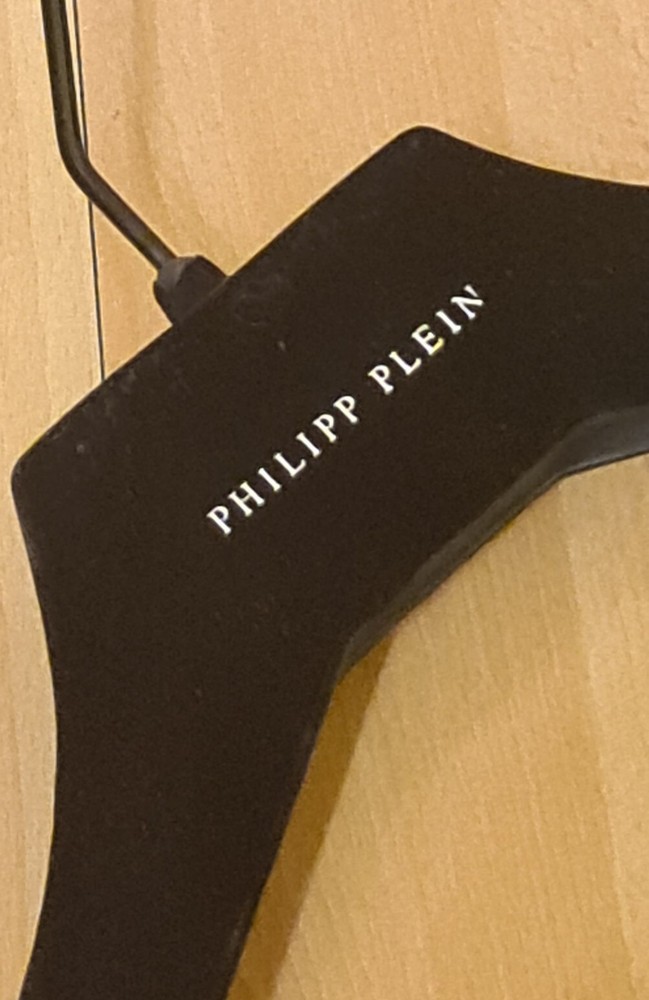 Hangers For Clothes Philipp Plein Black Plastic, 3 Items