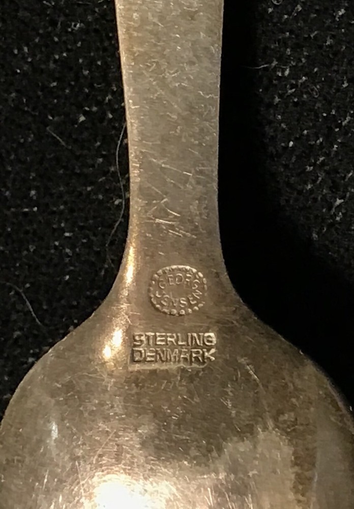 Sterling Silver Flatware - Georg Jensen Bittersweet Mocha Spoon