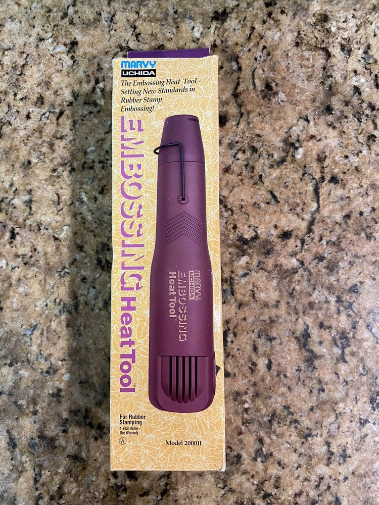 Embossing Heat Tool Marvy Uchida Model 2000 II Rubber Stamp Embossing