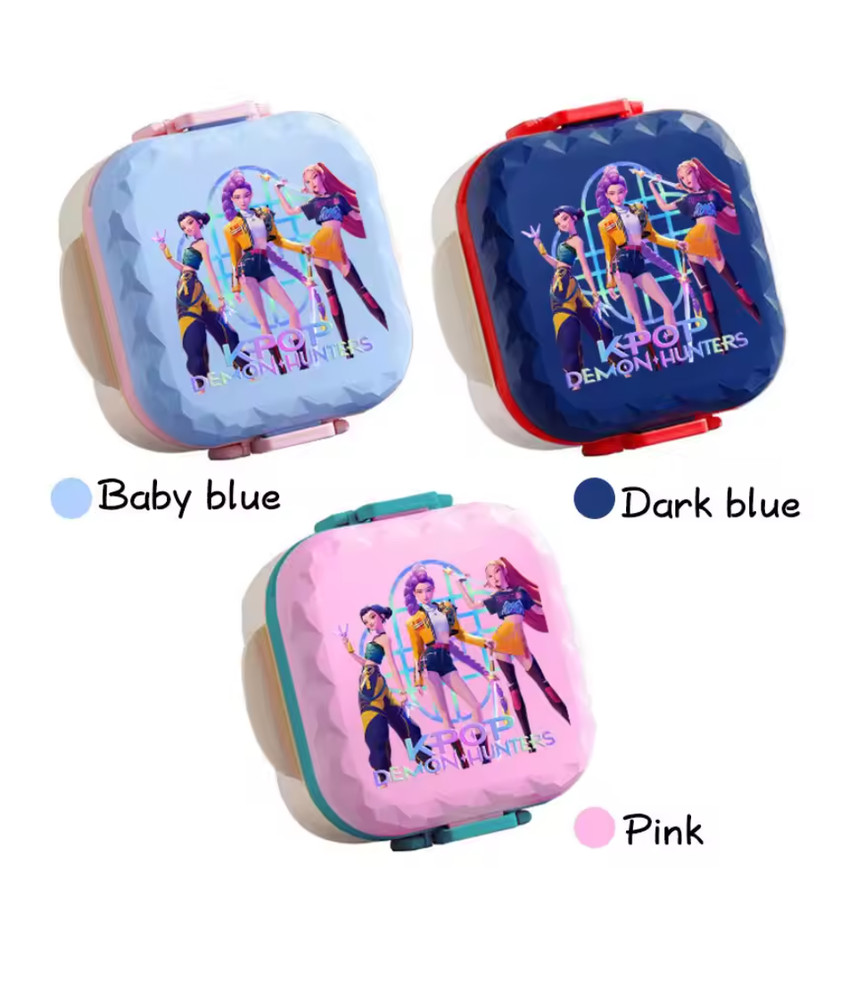 1 PC Random Kpop Devil Hunter Lunch Box Food Container For Kids