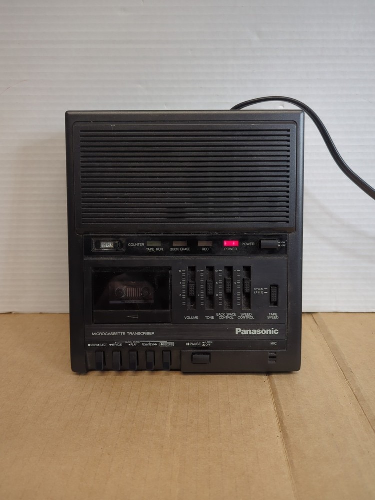 Panasonic RR-930 Desktop Cassette Transcriber / Recorder POWER TESTED ER01