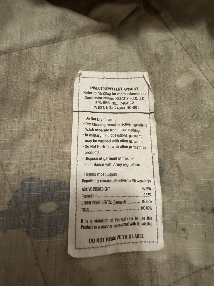 U.S. Army Combat Uniform Jacket ACU Multicam Medium Regular Ripstop NWT