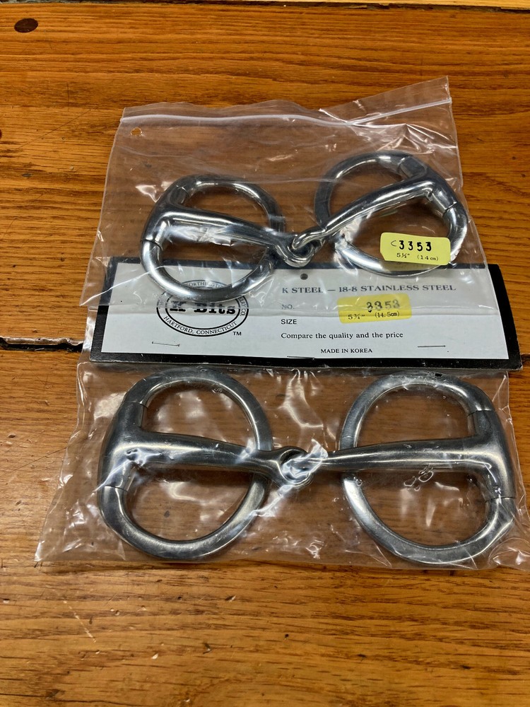5 3/4" & 5 1/2" SMITH WORTHINGTON EGG BUTT SNAFFLE
