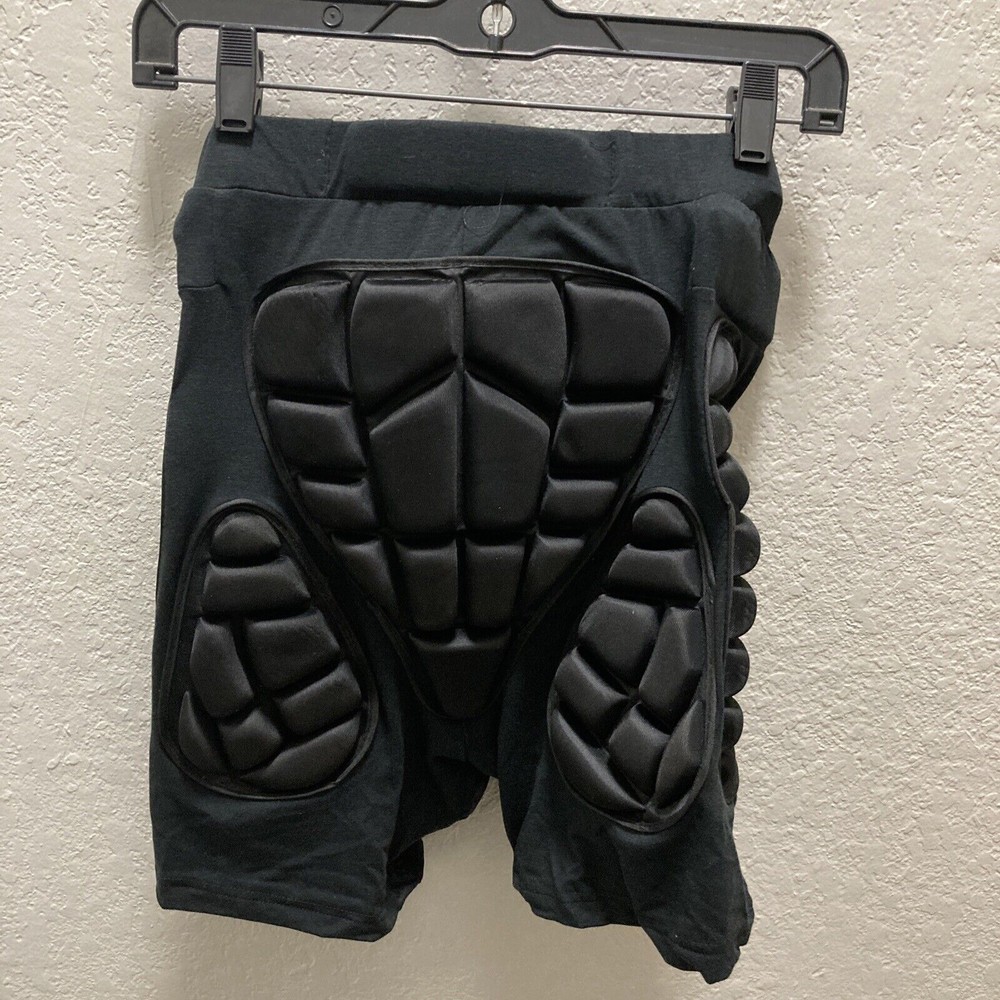 Soared Protective Hip Padded Snow SHORT Pants Protective Gear Guard Black L