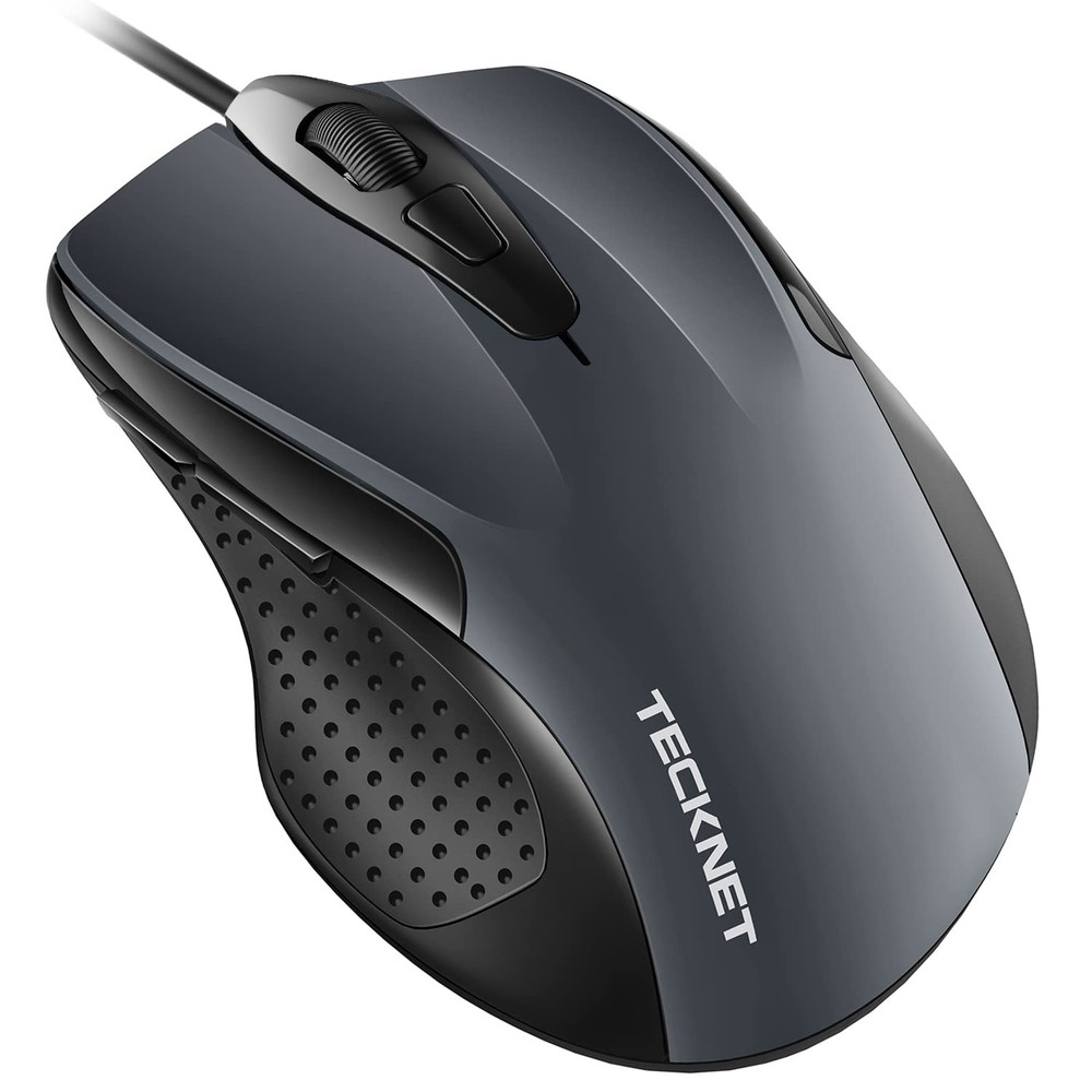 USB Wired Mouse, 6-Button Corded Computer Mouse with 4 Adjustable DPI, Optica...