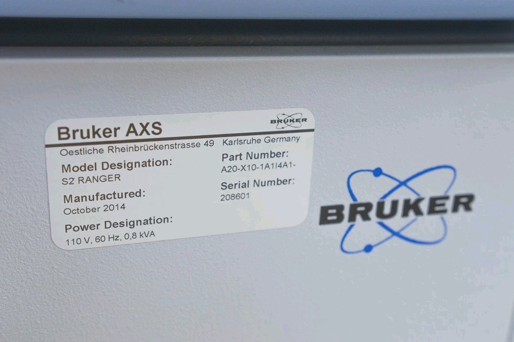 Bruker AXS S2 Ranger Benchtop Fluorescence ED-XRF