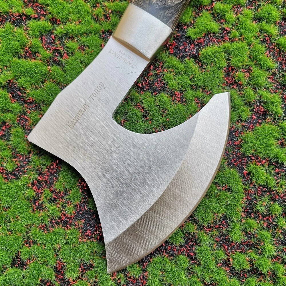 Hickory Handle Tactical Axe - Multi-Functional Outdoor Camping Tool