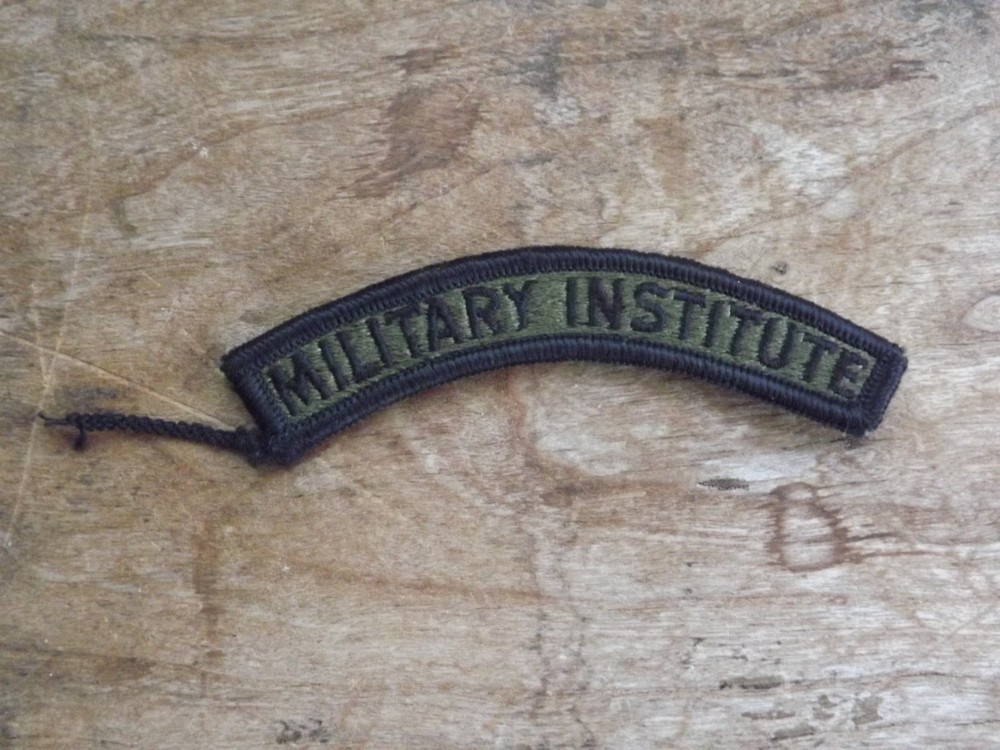 Military Institute Tab, Subdued - INV# C1606