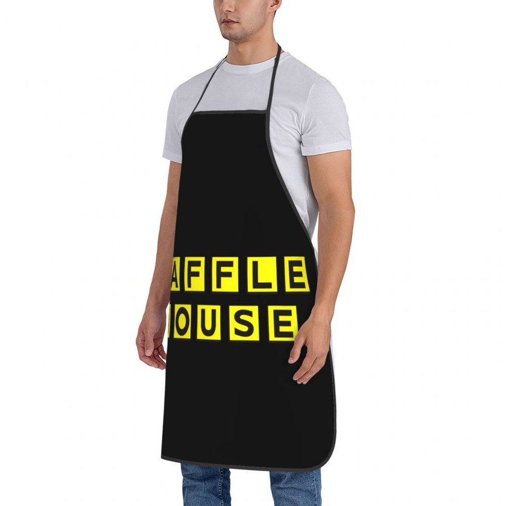 Waffle House Natural Apron Unisex Adjustable Neck Bib