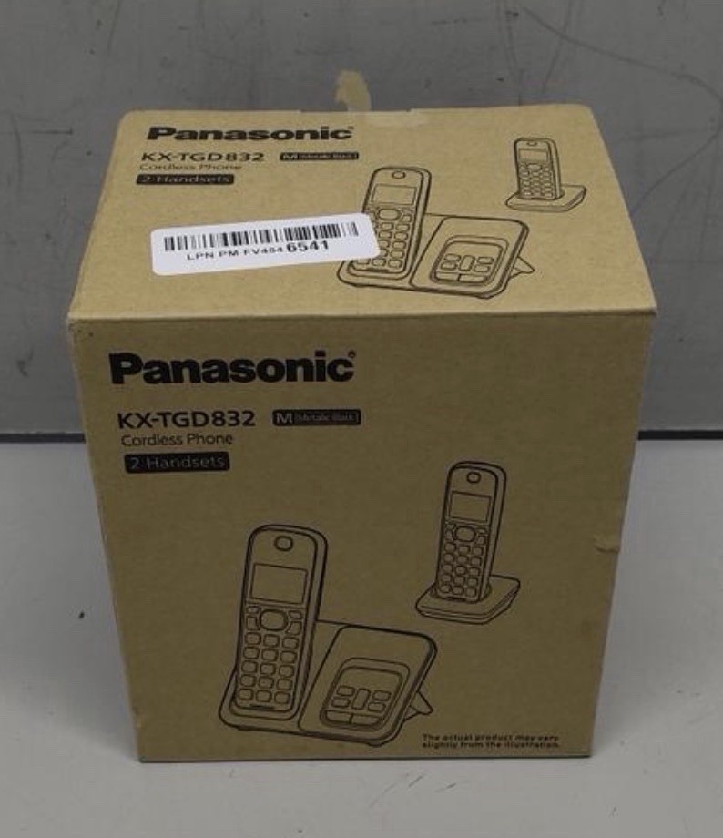 Panasonic Cordless Phone with Answering Machine, Advanced Call Block, Bilingual
