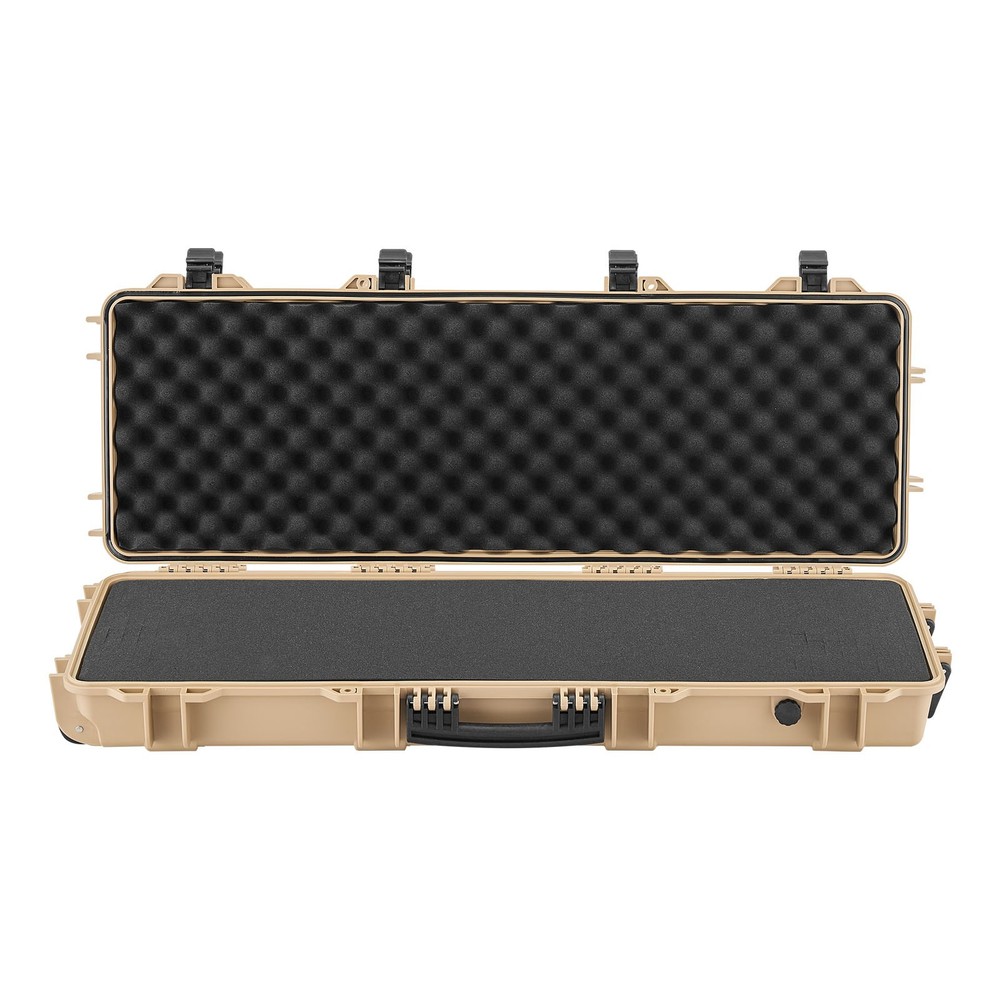 Uimoso Durable Rifle Case with Waterproof Design and Customizable Foam Inserts