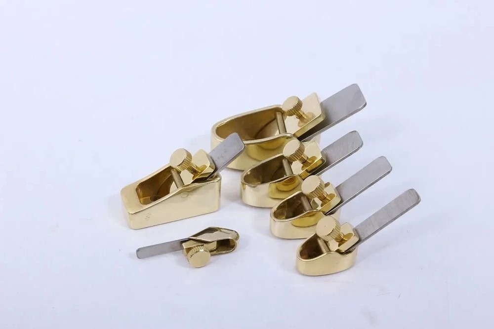 Set Brass Planes 6pcs luthier tools violin making tools Convex+Flat bottom