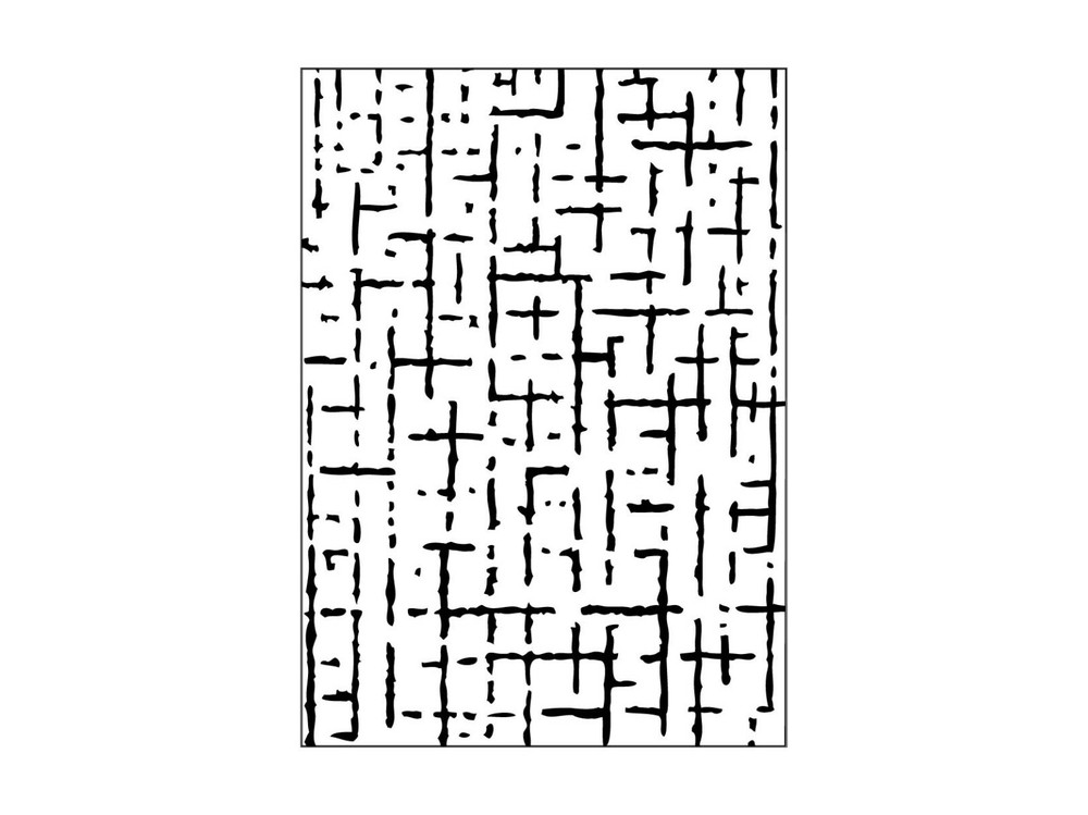 Bira Craft 5" x 7" Wall Texture Embossing Folder