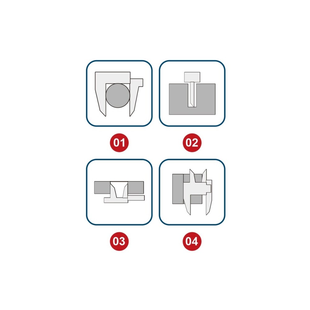 DASQUA 0-150MM/0-6" ABSOLUTE DIGITAL CALIPER (2010-1005)