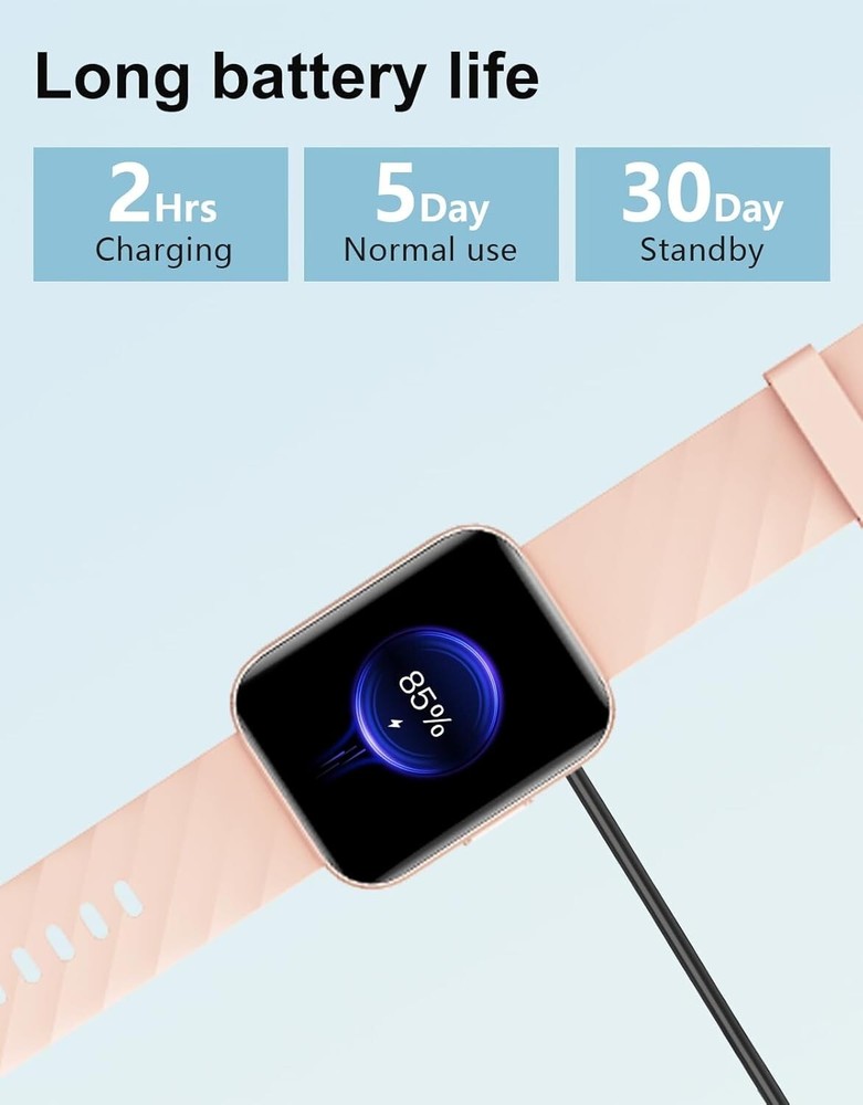 Smart Watches for Men Women with 1.85" Waterproof Bluetooth Android & iOS