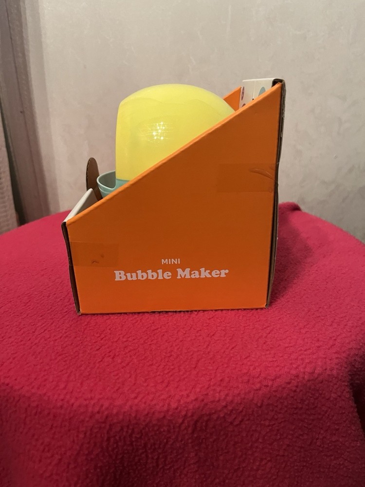 Mini Bubble Maker - Sun Squad™: Fun Bubble Toy for Kids Ages 3+