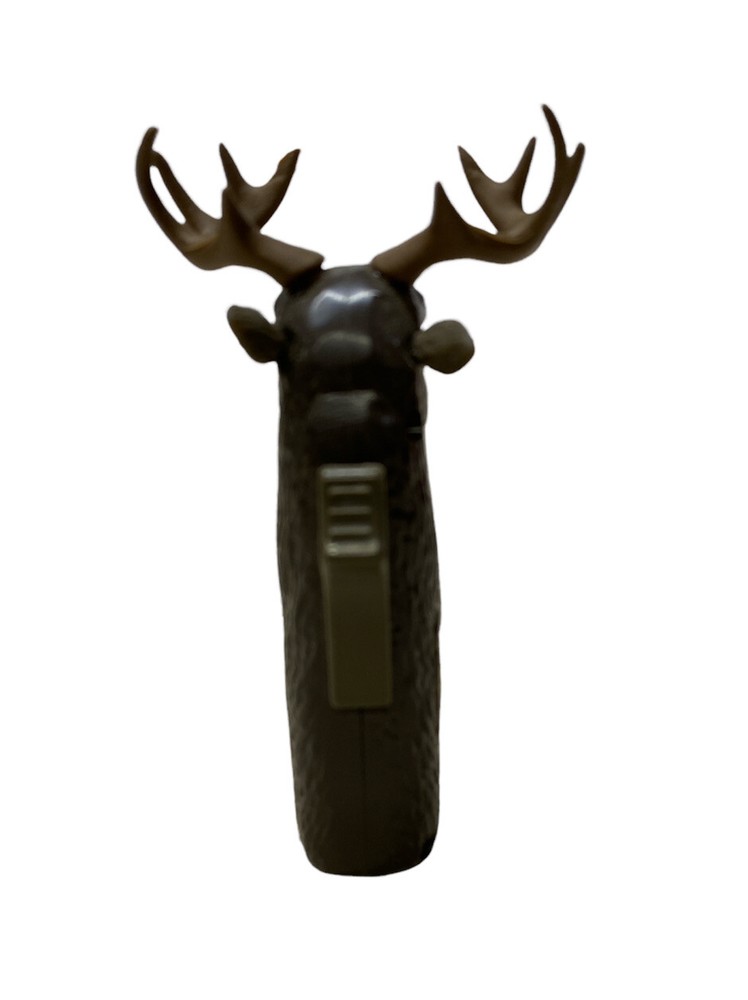 16 New Da Buck Refillable Metal Lighter with Hunters Display