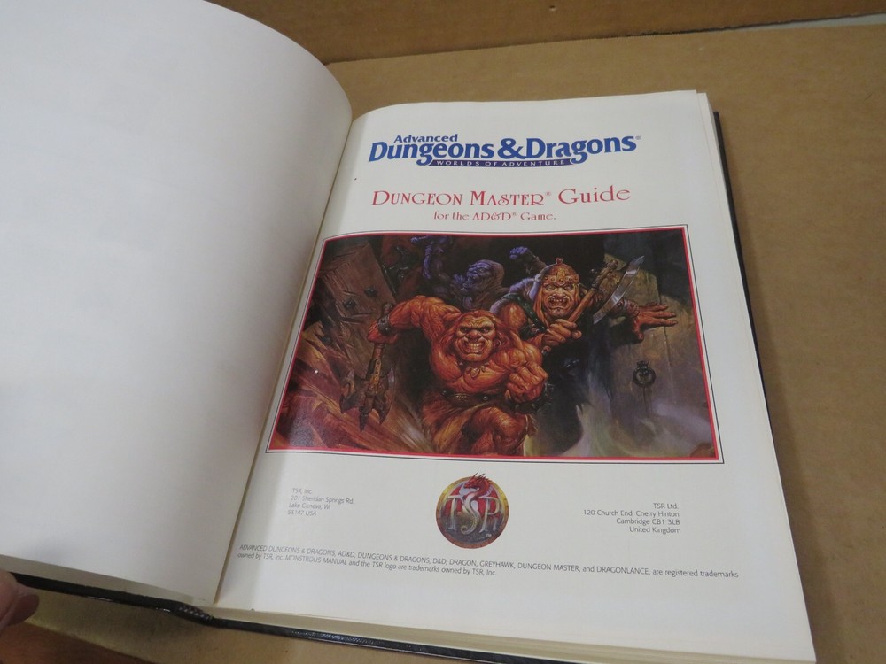 AD&D: Dungeon Master Guide - TSR 2160 - Hardcover