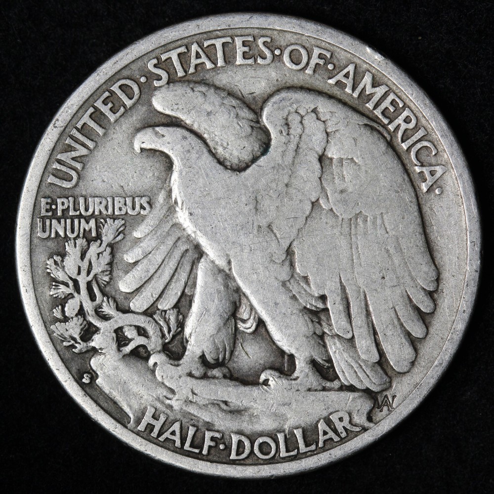 1936-S Walking Liberty Half Dollar Nice Circulated Condition