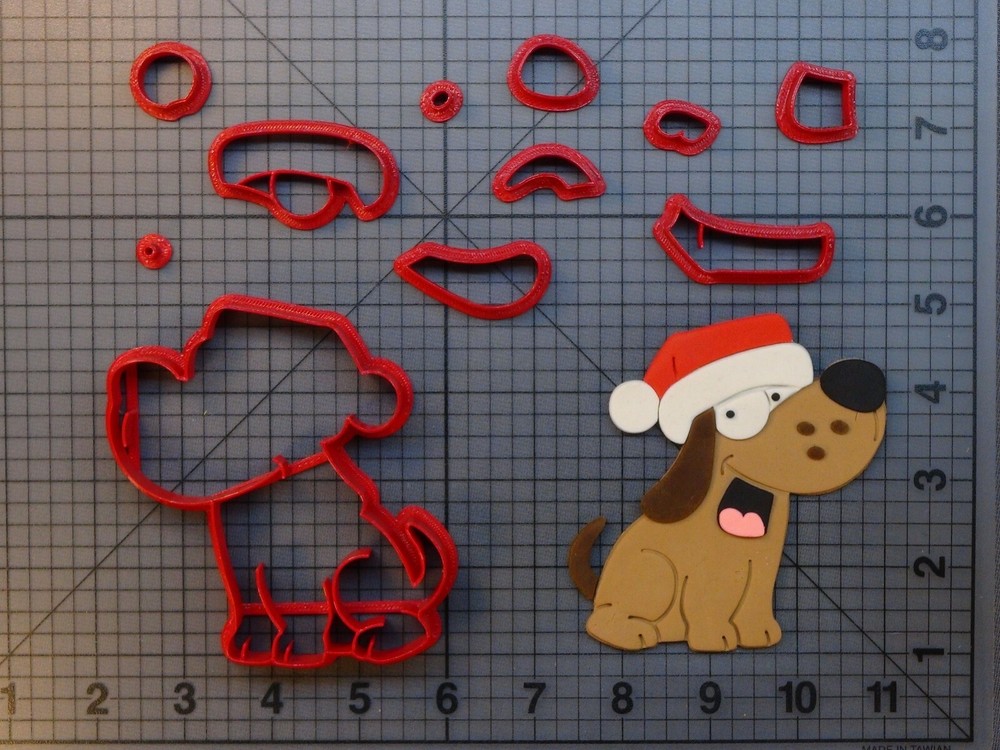 Christmas Dog 266-A562 Cookie Cutter Set