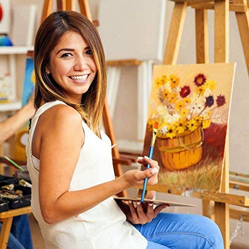 Bosobo Paint Brushes Set, 2 Pack 20 Pcs Round-pointed Tip Ny
