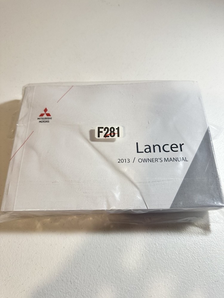 Mitsubishi Lancer Owner's Manual 2013