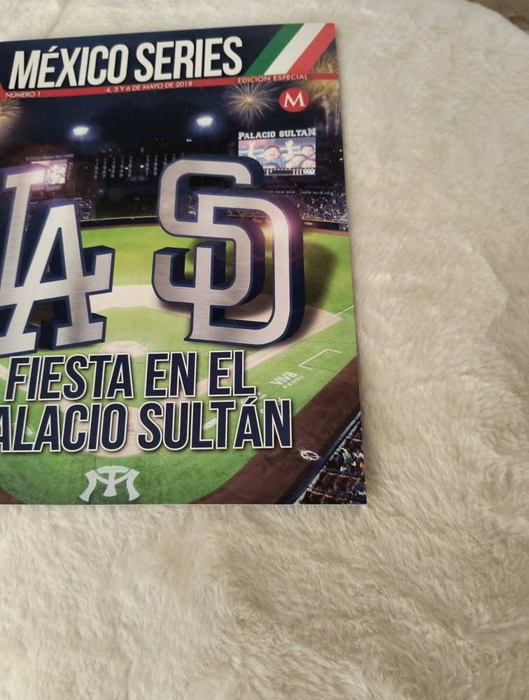 2018 Dodgers/Padres Monterrey Mexico Program