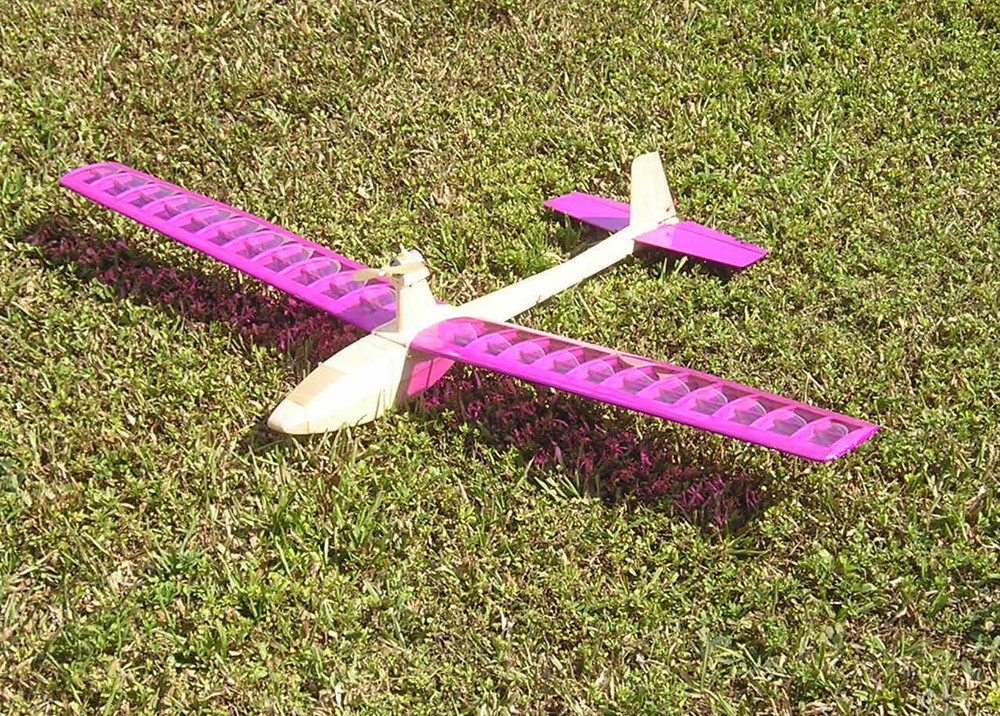 RCM JAVAL AERO PLAN + CONSTRUCTION ARTICLE ElectricPower Pod RC Model Sailplane