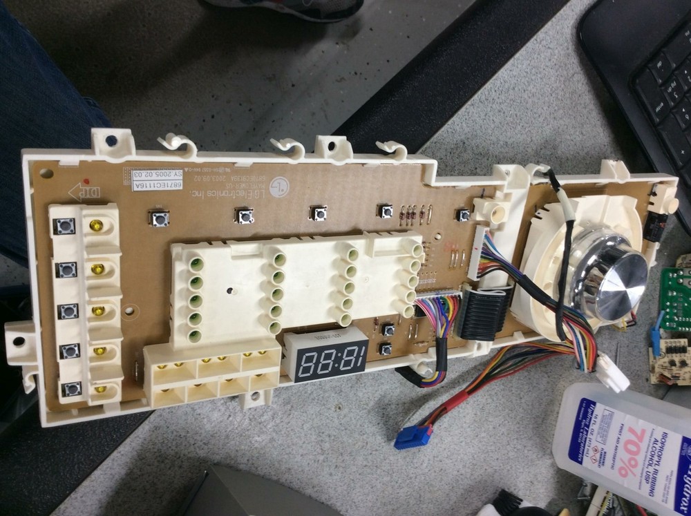 Genuine LG Washer Display Control Board part# 6871ec1116a