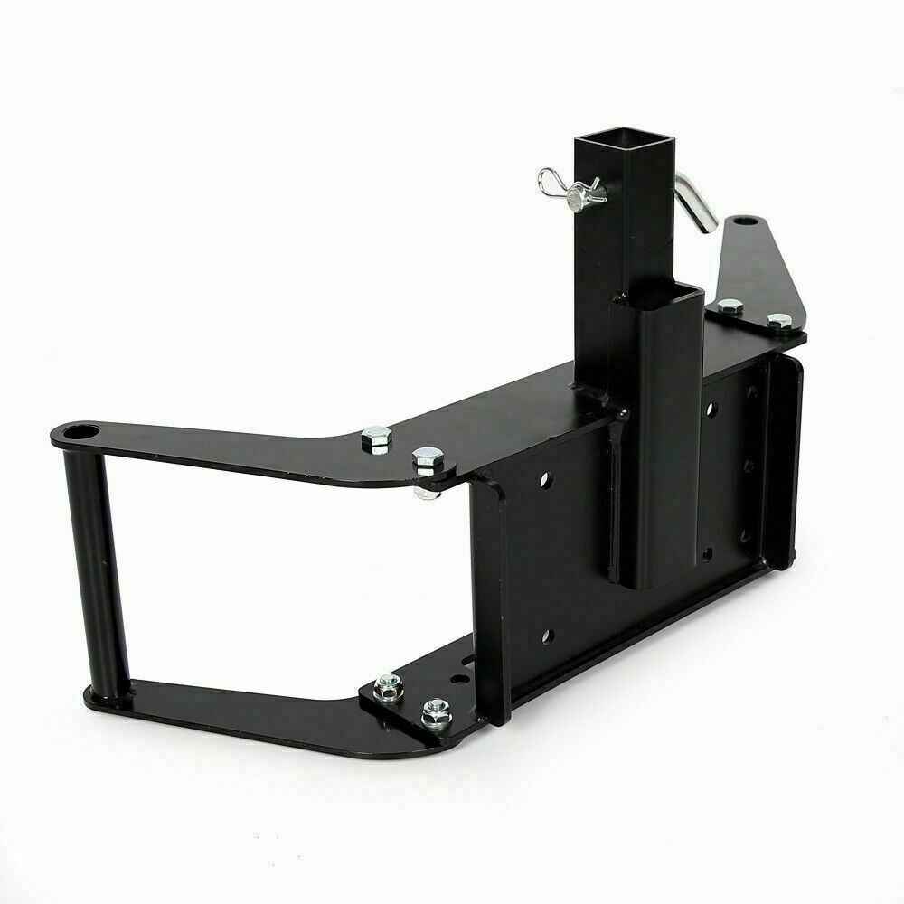 Winch Mounting Plate Bracket Foldable Cradle For Towing Trailer Off-Road