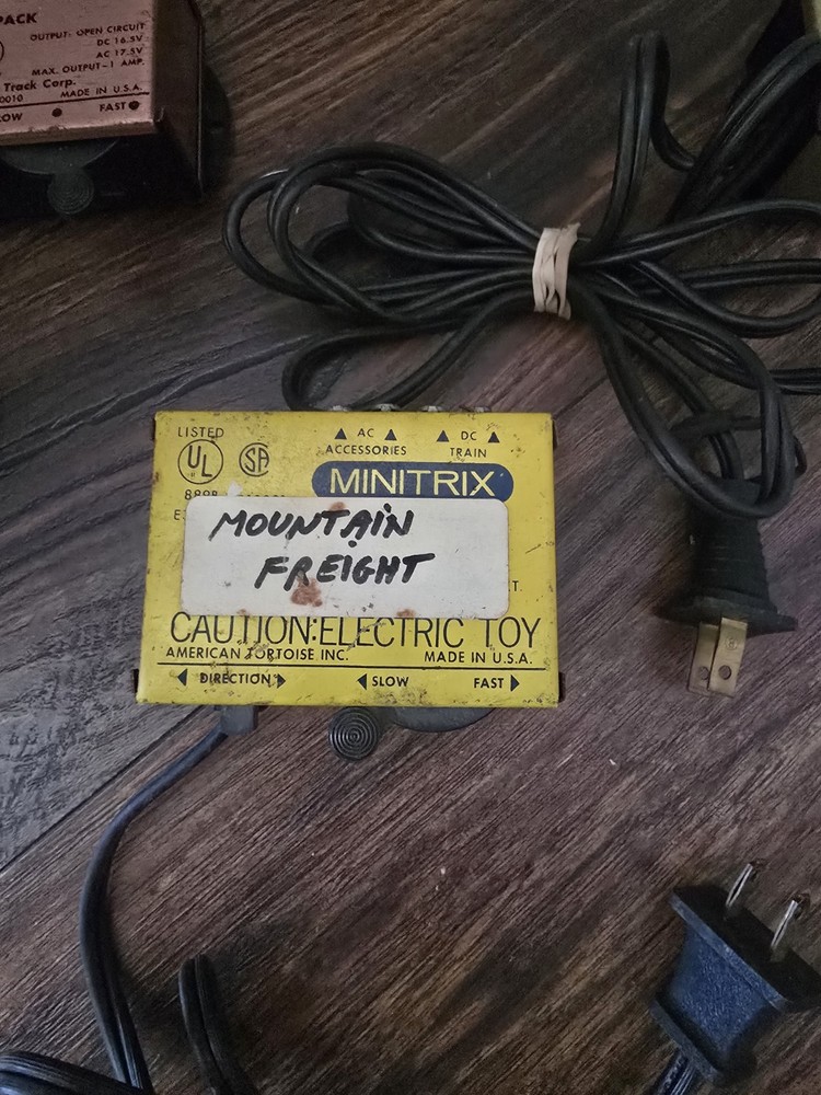 UNTESTED HO & N Model Train Power Pack Transformer AHM Tyco 6605 Thunder Line