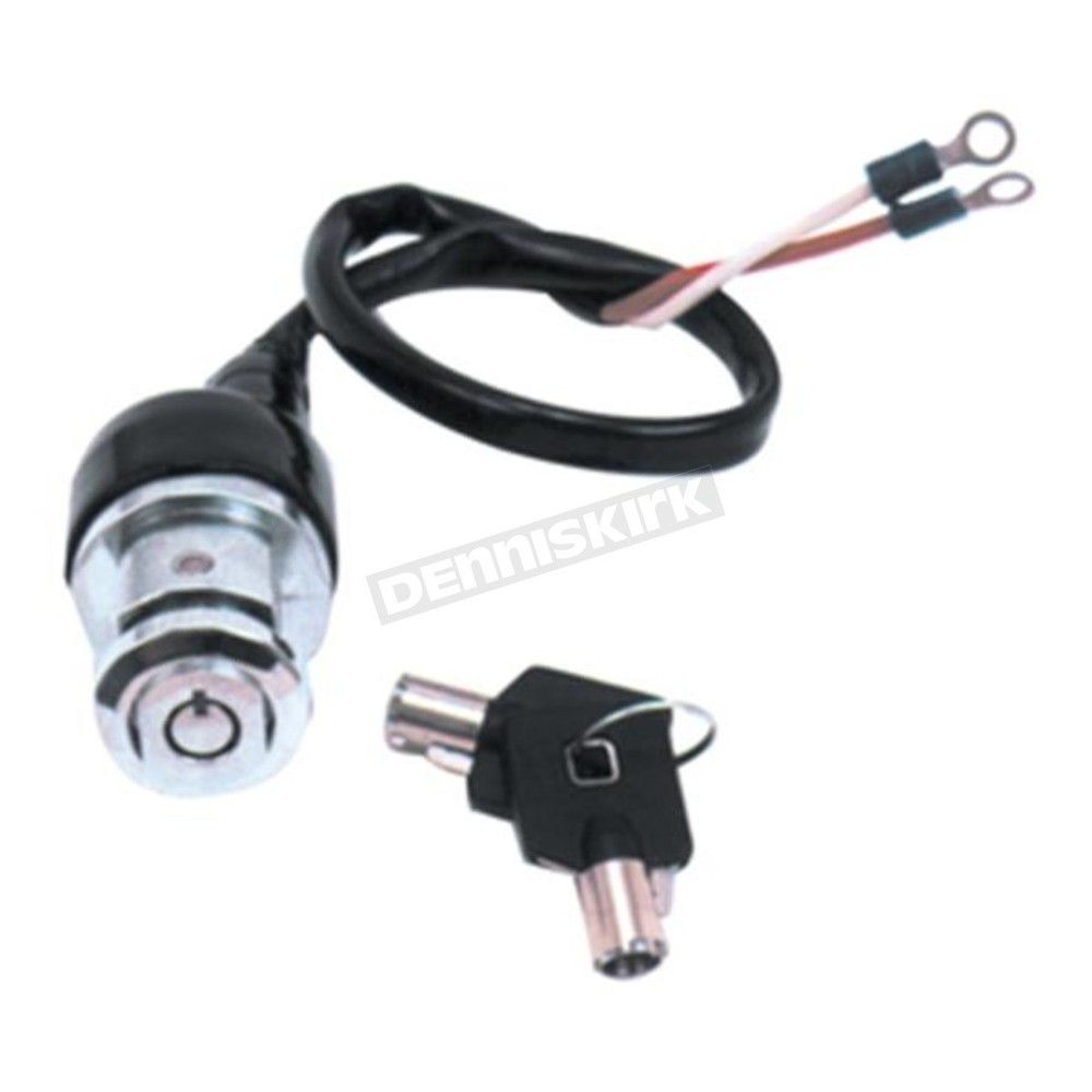 V-Factor Chrome 2 Position Round Key Ignition Switch - 15008