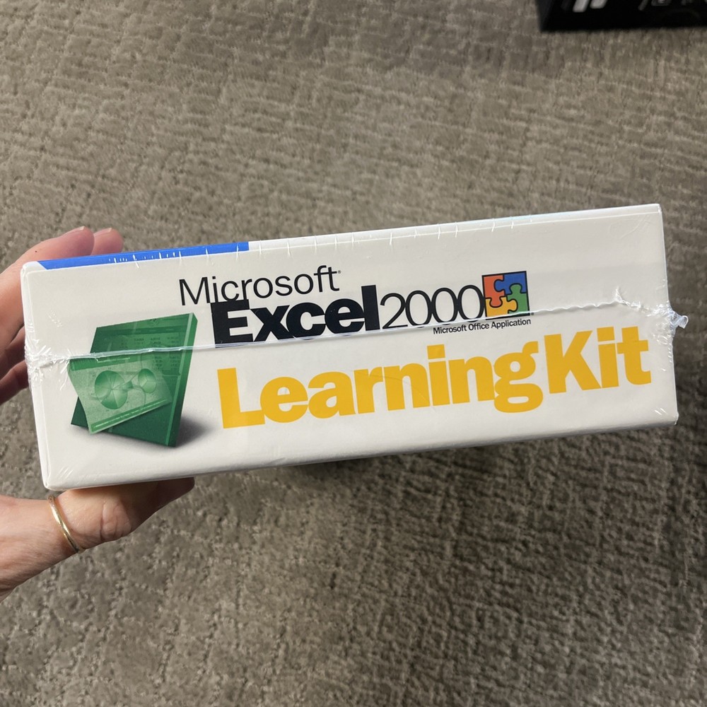Microsoft Excel 2000 Learning Kit Windows CD-ROM New Sealed!