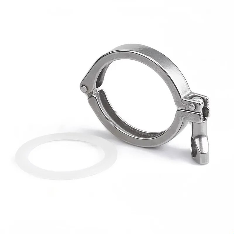 Metal Sanitary Tri Clamp Ferrule Fitting Flange Durable Steel Pipe Tools 2inch