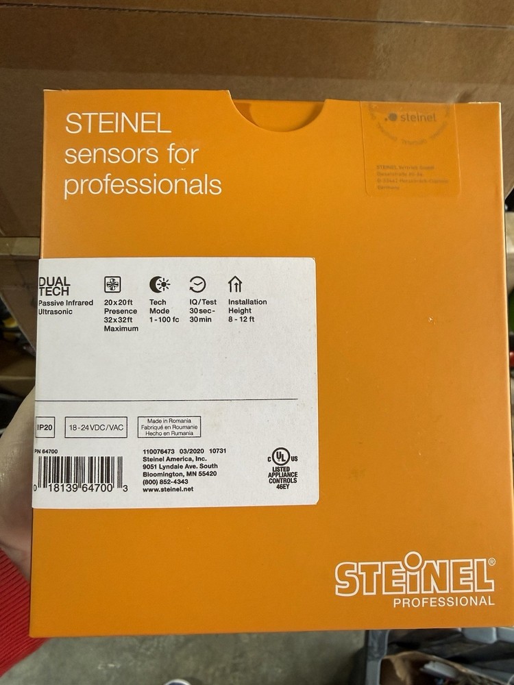 Steinel COM1-24 Presence Control Pro SENSOR Occupancy Sensor DT Quattro