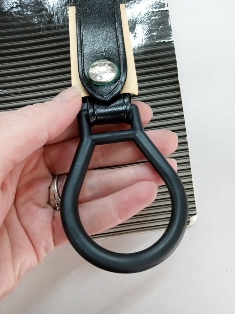 Bianchi Police Belt Strap & Ring Black Flashlight Holder