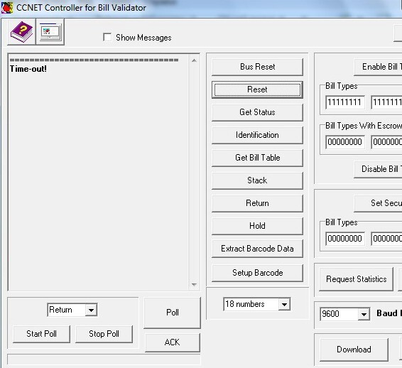 Cash Code SM Bill Acceptor Note Validator MANUAL SOFT SCHEME CIRCUIT