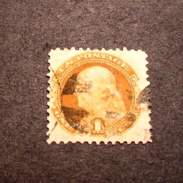US Stamp Scott# 112 Franklin 1869  C333