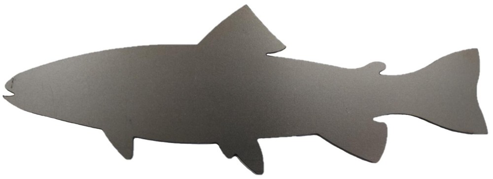 Silhouette Fish Freshwater .072" Thickness Steel Flat Solid Metal Shape MC1467