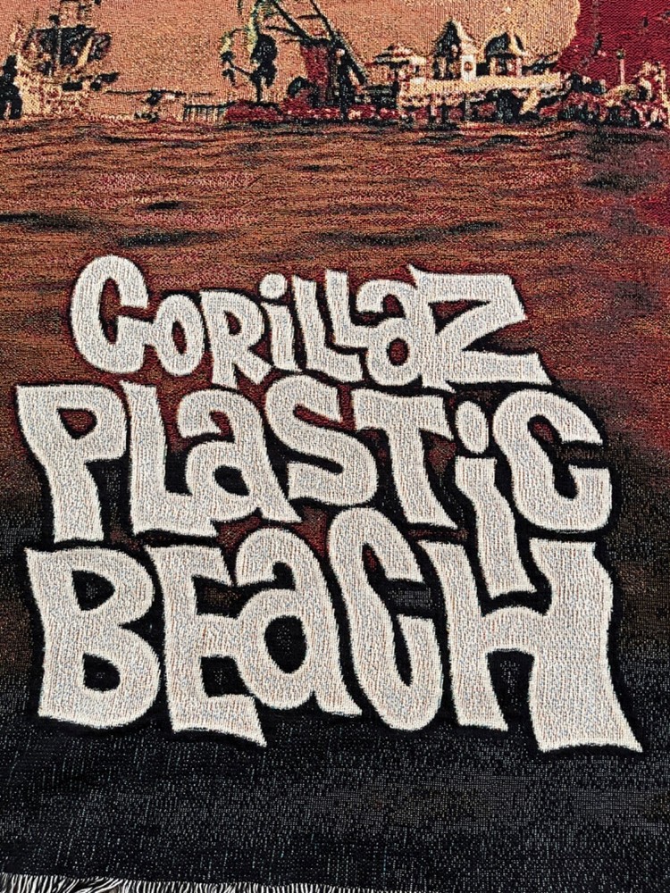Gorillaz Plastic Beach Promotional Blanket