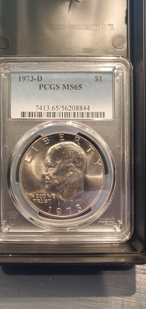 Blazer! 1973-D PCGS MS65 Clad Eisenhower Dollar
