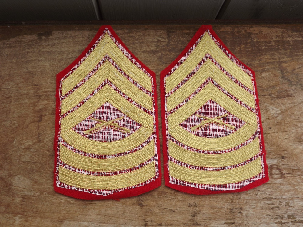 Pair, USMC Master Sergeant Dress Chevrons - INV# C1630