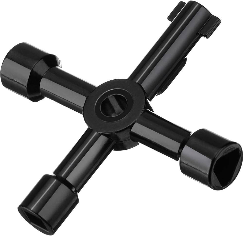 4-Way Multi-Functional Utilities Key for Electric Water Gas Meter Box