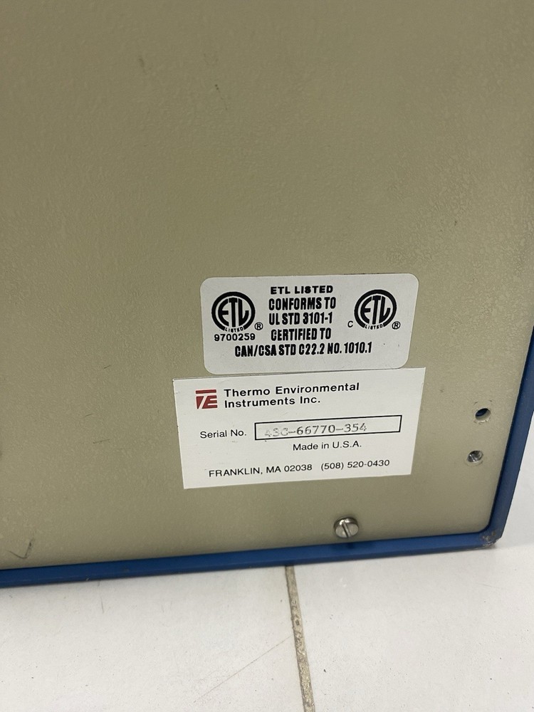 Thermo Environmental 43C SO2 Analyzer